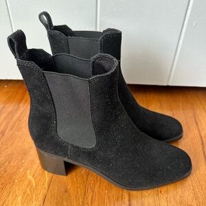 Steve Madden Rhiannon Black Suede Ankle Boot